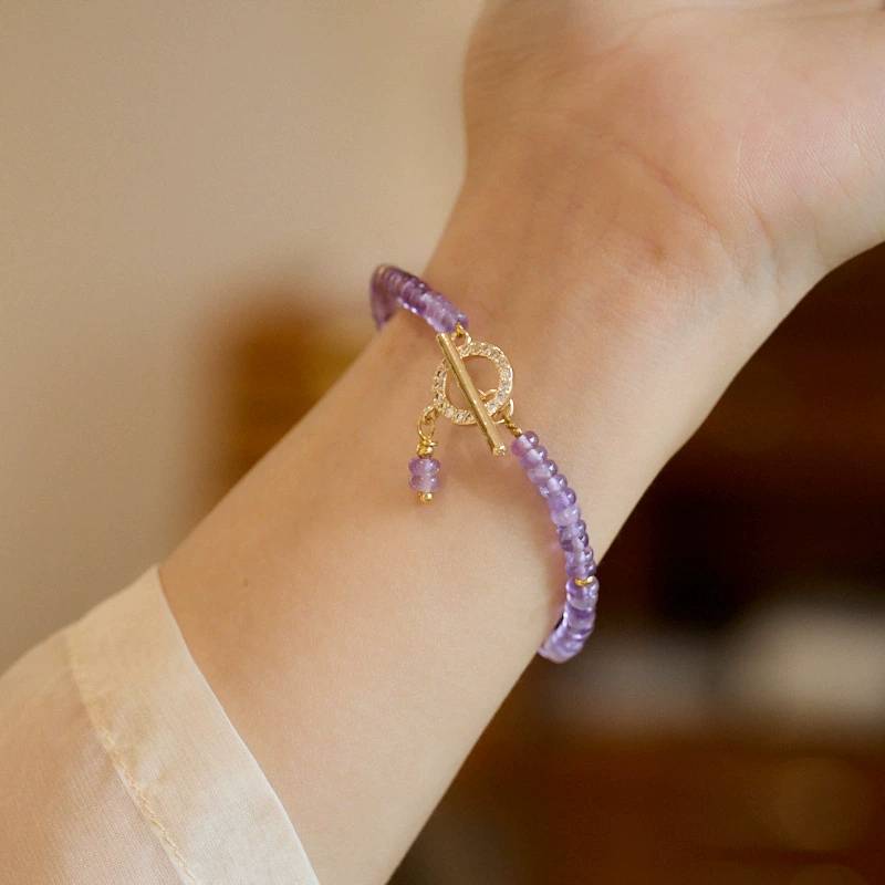 Abacus Whisper Amethyst Kristall Armband