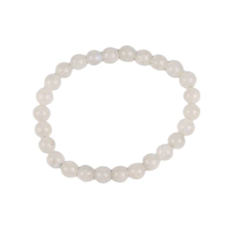 Lunar Luminous White Moonstone Crystal Bracelet