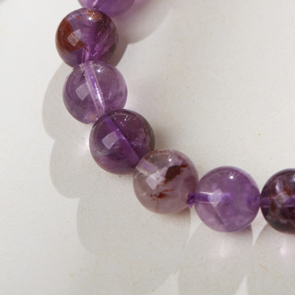 Ätherisches Phantom-Amethyst-Kristallarmband