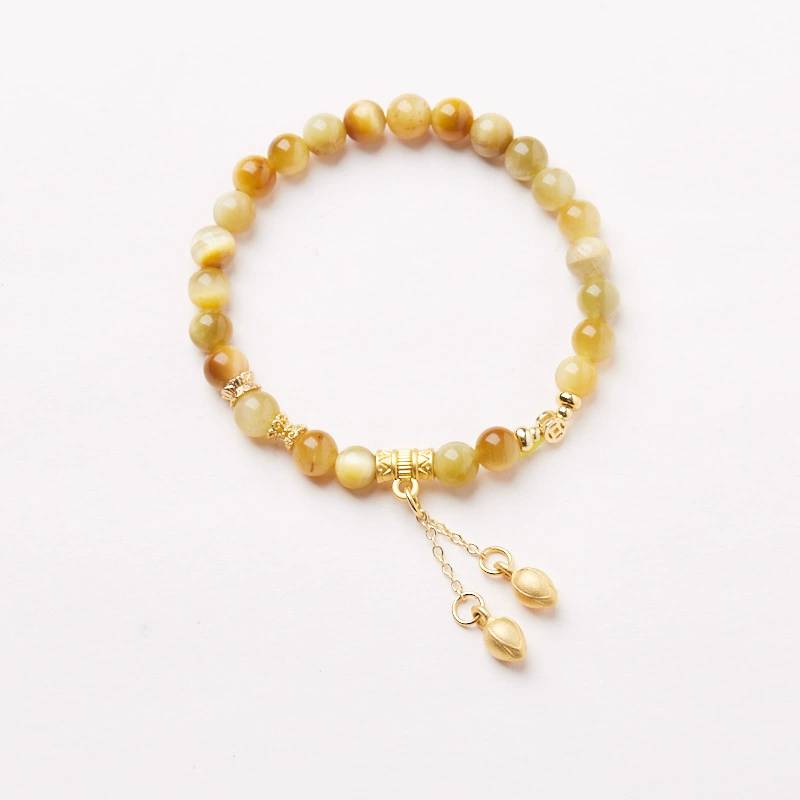 Golden Equinox Tiger’s Eye & Citrine Crystal Bracelet