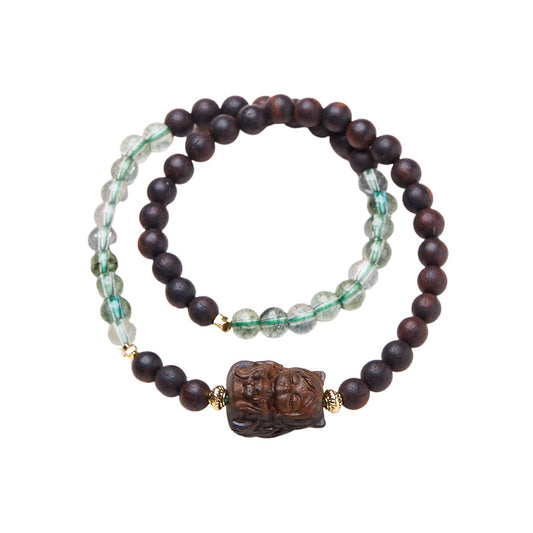 Celestial Fox Clear Quartz Crystal Bracelet