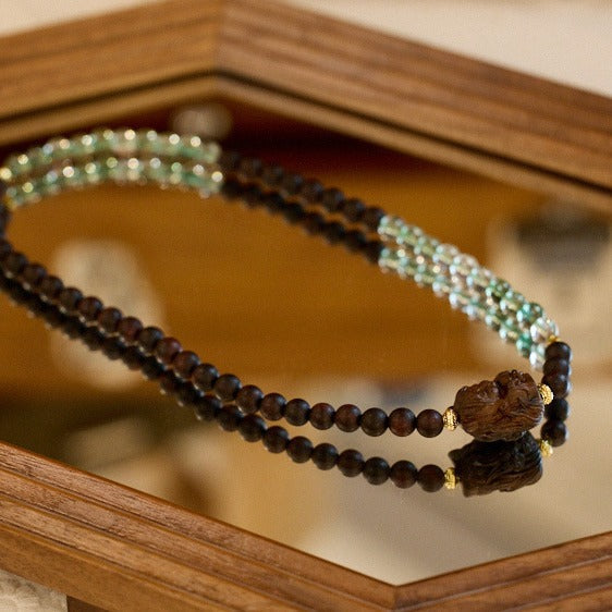 Celestial Fox Clear Quartz Crystal Bracelet