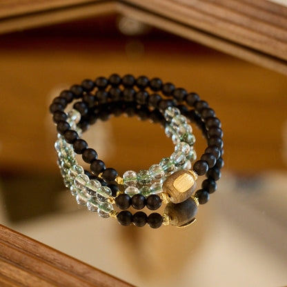 Ancient Glow Clear Quartz Crystal Bracelet
