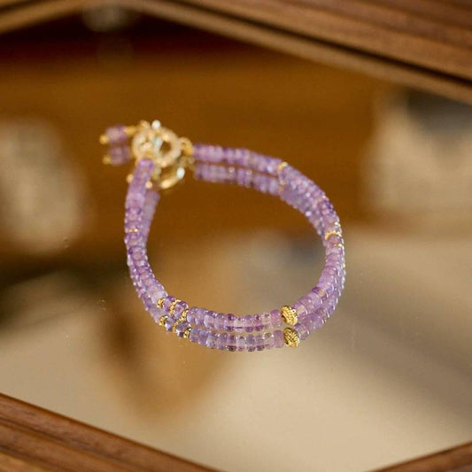 Abacus Whisper Amethyst Kristall Armband