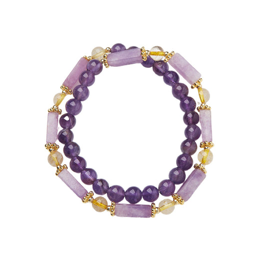 Twilight Balance Amethyst Kristall Armband