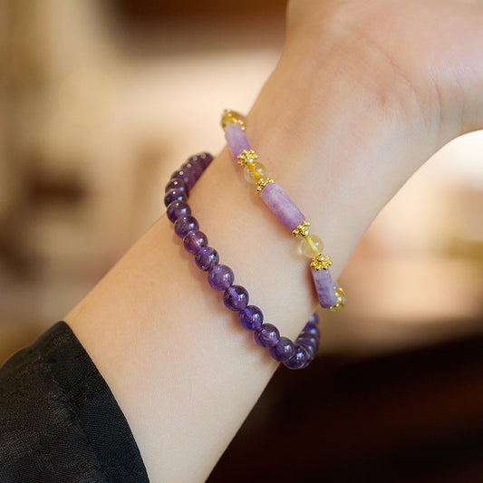 Twilight Balance Amethyst Kristall Armband