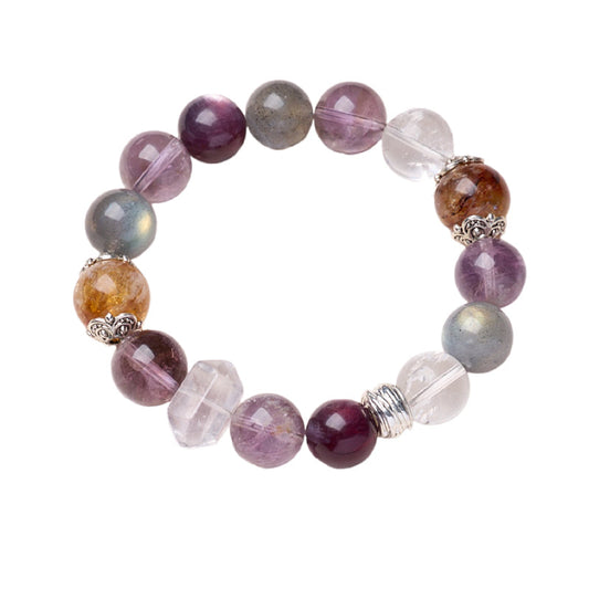 Aura Rise amethyst bracelet for spiritual elevation and peace
