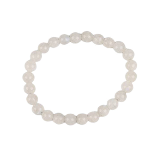 Lunar Luminous White Moonstone Crystal Bracelet