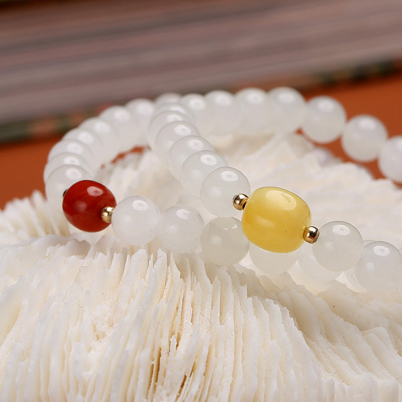 Radiant Dawn Jade Crystal Bracelet