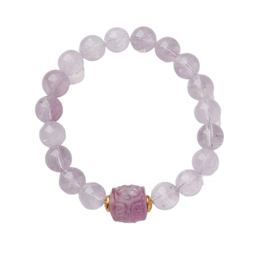 Ewiges Labyrinth Amethyst Kristall Armband