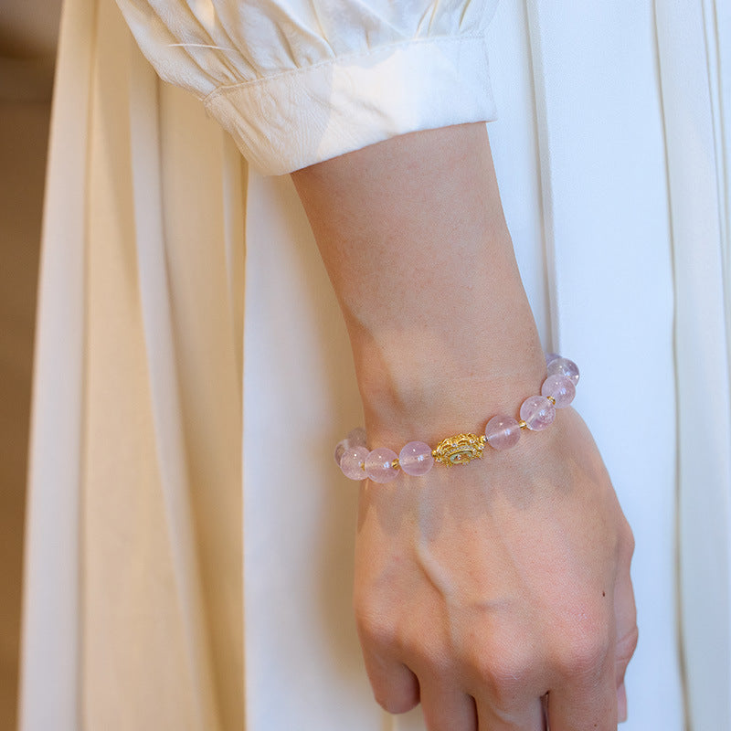 Lavender Horizon Amethyst Crystal Bracelet