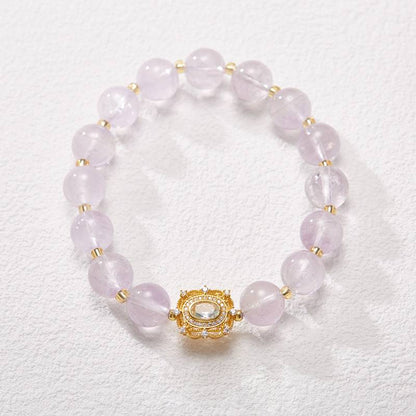 Lavender Horizon Amethyst Crystal Bracelet
