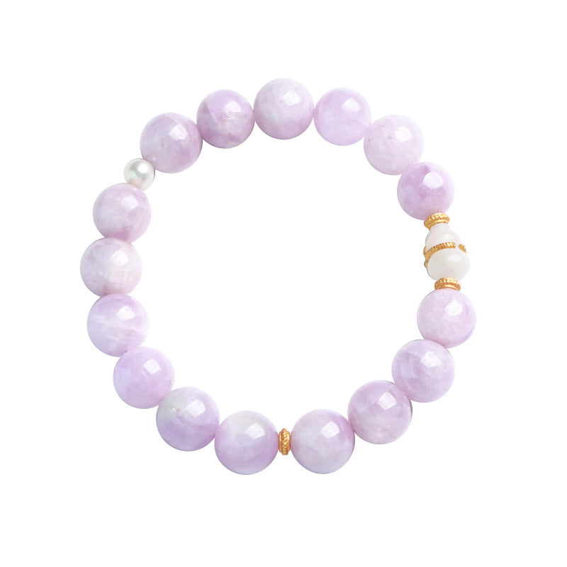 Lavender Serenity Kunzite Crystal Bracelet