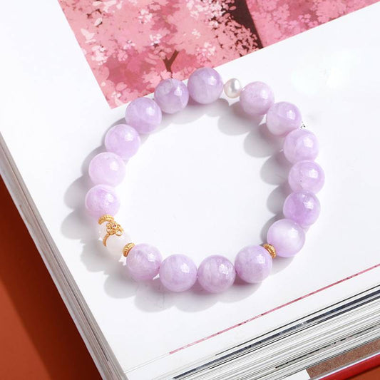 Lavendel Serenity Kunzit Kristall Armband