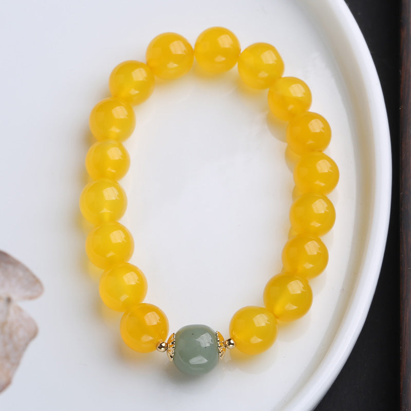 Radiant Amulet Agate Crystal Bracelet