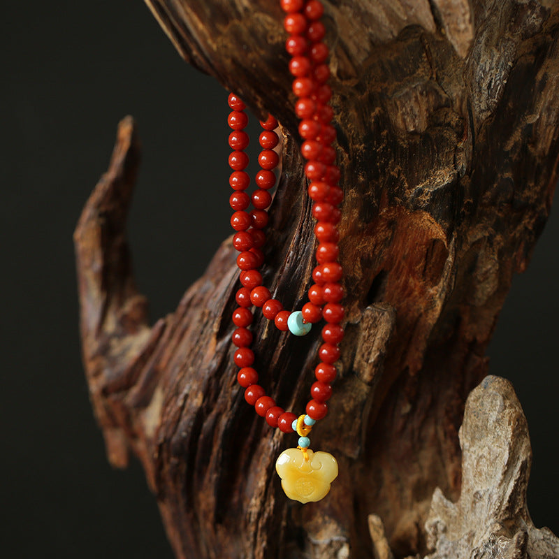 Blessed Crimson Agate Crystal Bracelet