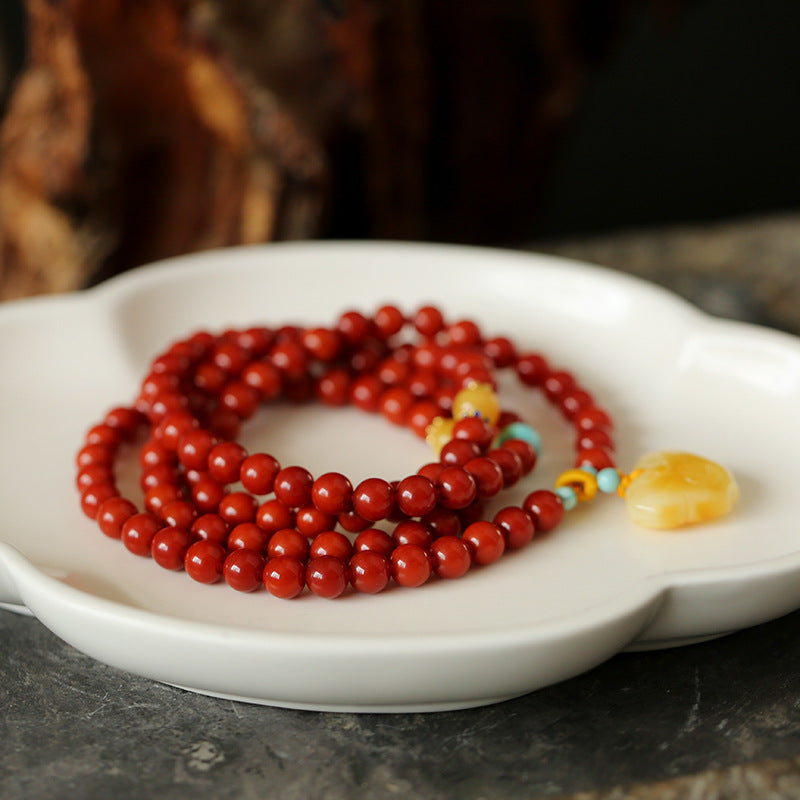 Blessed Crimson Agate Crystal Bracelet