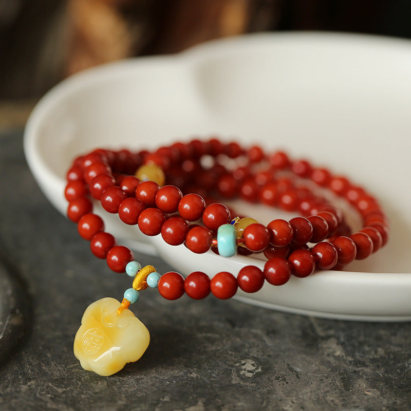 Blessed Crimson Agate Crystal Bracelet