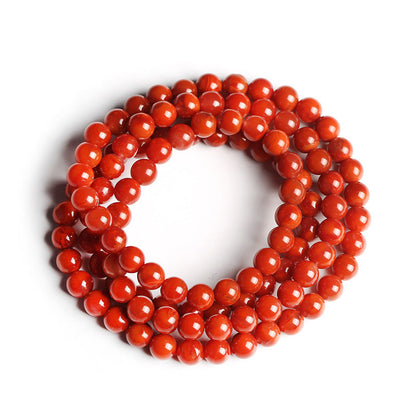 Blazing Circle Agate Crystal Bracelet
