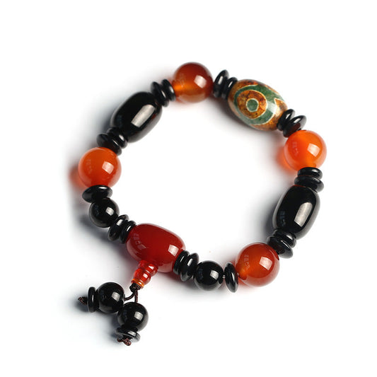 Sacred Ember Agate Crystal Bracelet