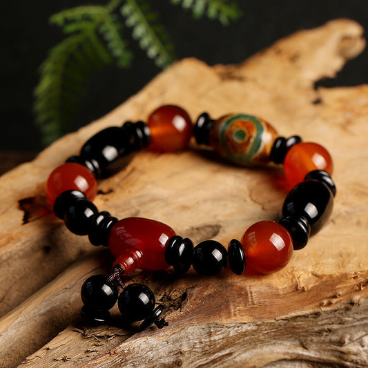 Sacred Ember Agate Crystal Bracelet
