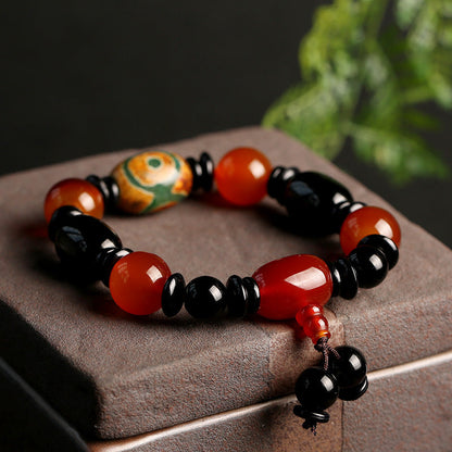 Sacred Ember Agate Crystal Bracelet