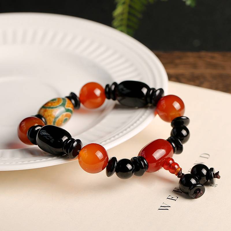 Sacred Ember Agate Crystal Bracelet