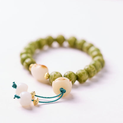 Forest Paws Jade Crystal Bracelet
