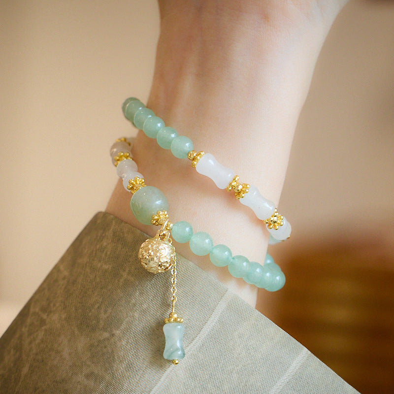 Emerald Mist Aventurine Crystal Bracelet
