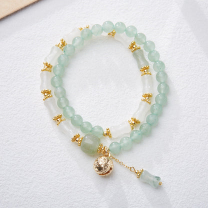Emerald Mist Aventurine Crystal Bracelet