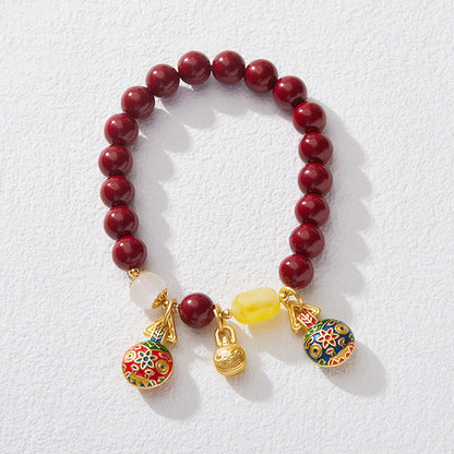 Scarlet Beast Amber Crystal Bracelet
