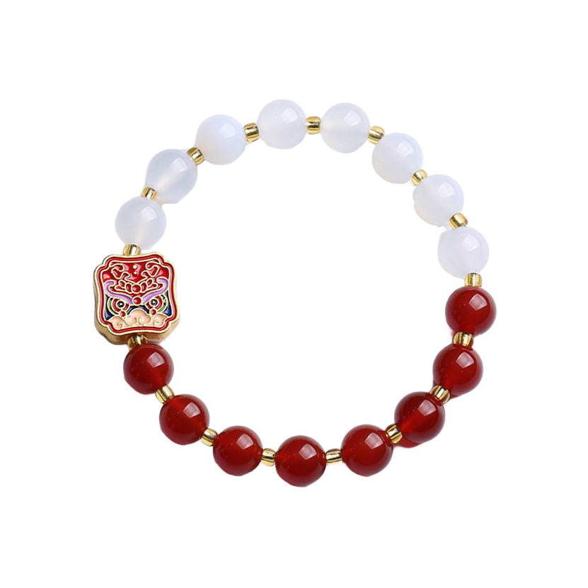 Fortune Roar Agate Crystal Bracelet