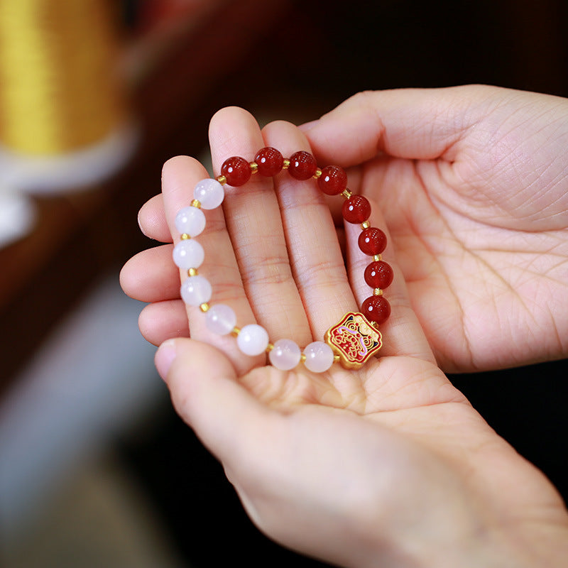Fortune Roar Agate Crystal Bracelet
