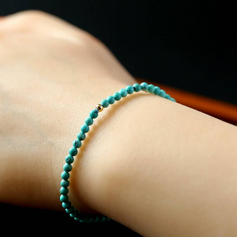 Azure Wave Turquoise Crystal Bracelet
