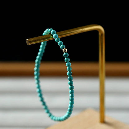 Azure Wave Turquoise Crystal Bracelet