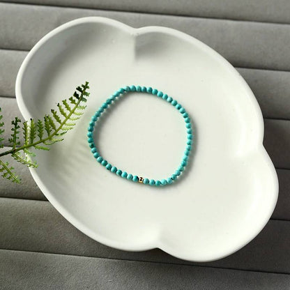 Azure Wave Turquoise Crystal Bracelet
