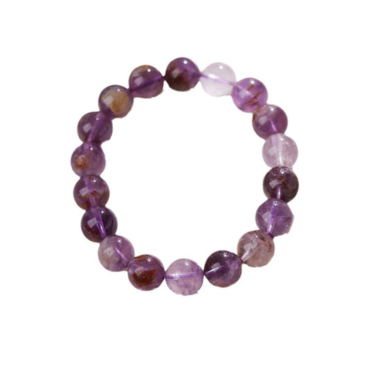 Ätherisches Phantom-Amethyst-Kristallarmband
