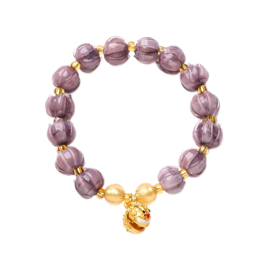 Lilybell Whisper Violettes Glaskristallarmband