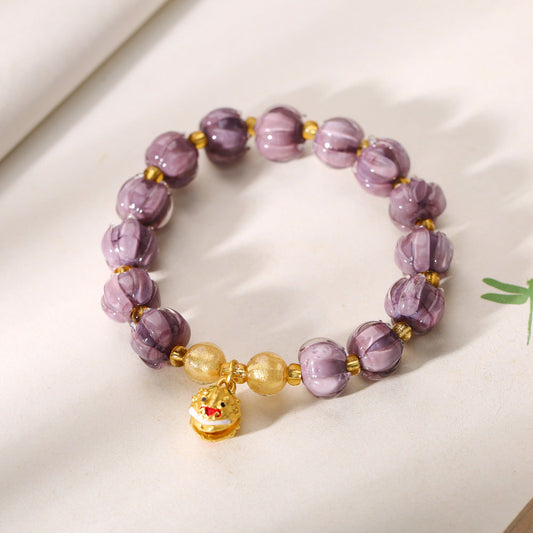 Lilybell Whisper Violettes Glaskristallarmband