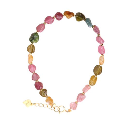 Aurora Fragment Tourmaline Crystal Bracelet