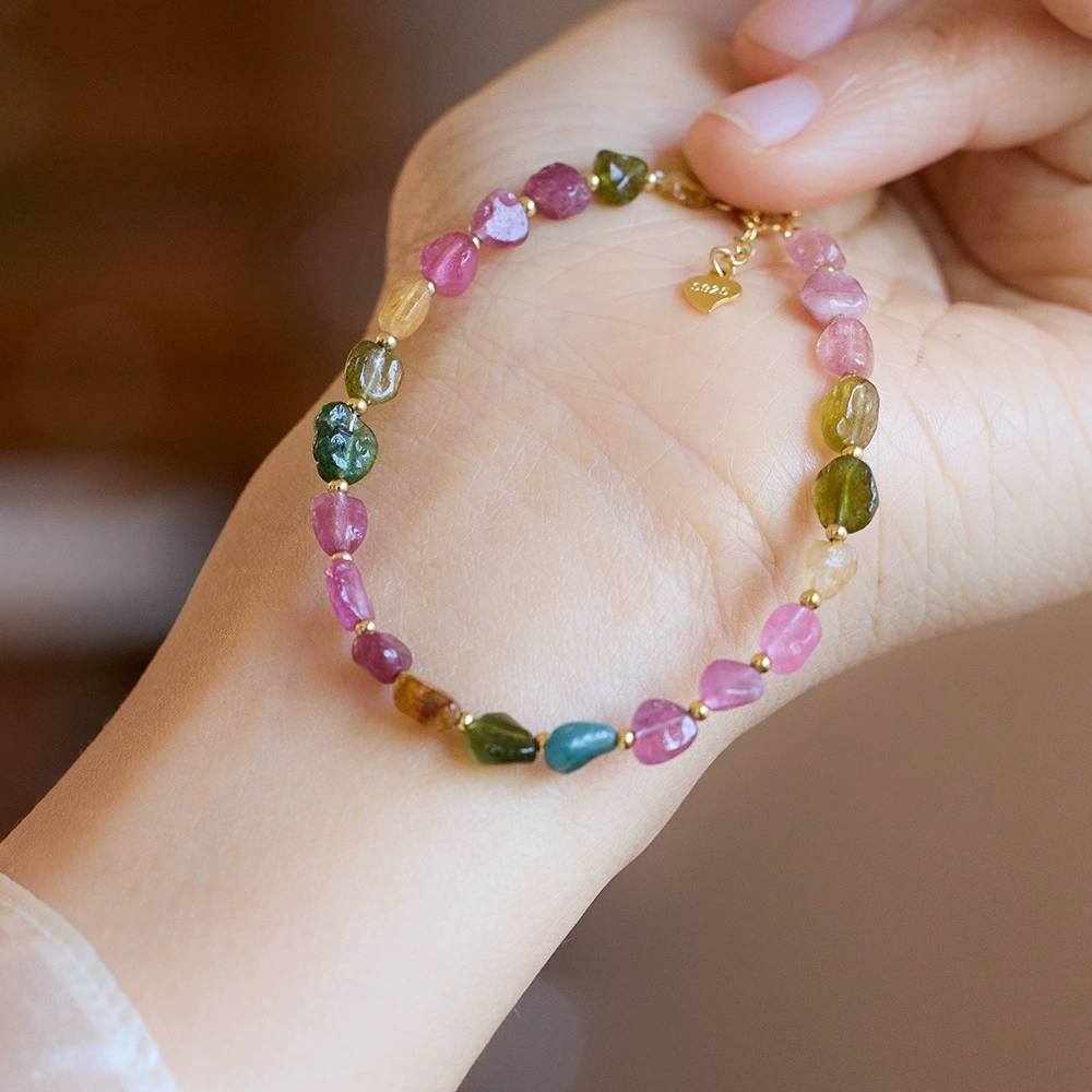 Aurora-Fragment-Turmalin-Kristallarmband