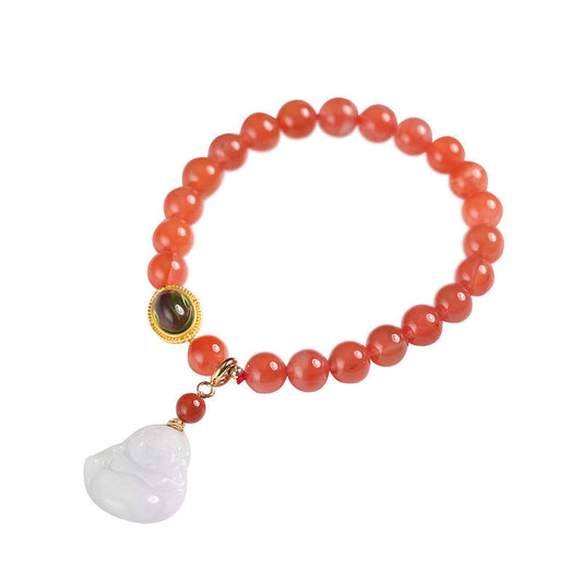 Joyful Amulet Natural Agate Crystal Bracelet