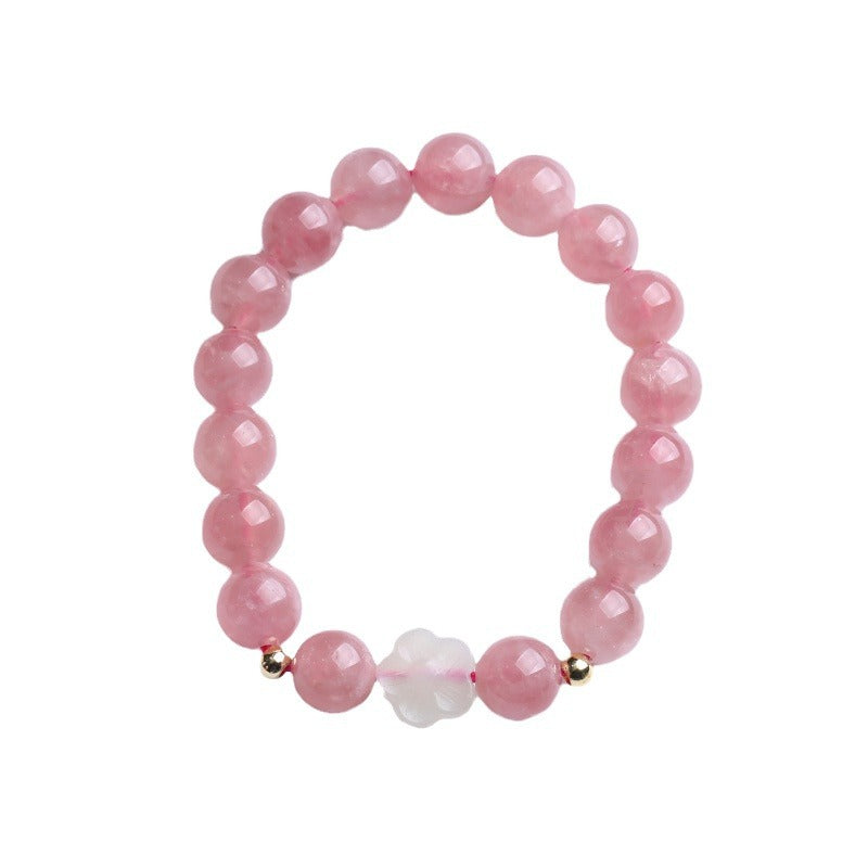 Love Whisper Rose Quartz Crystal Bracelet
