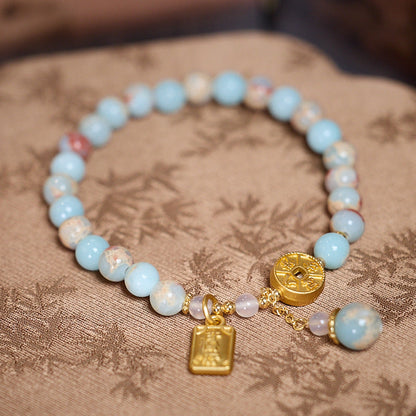 Azure Guardian Bergquarz-Kristallarmband