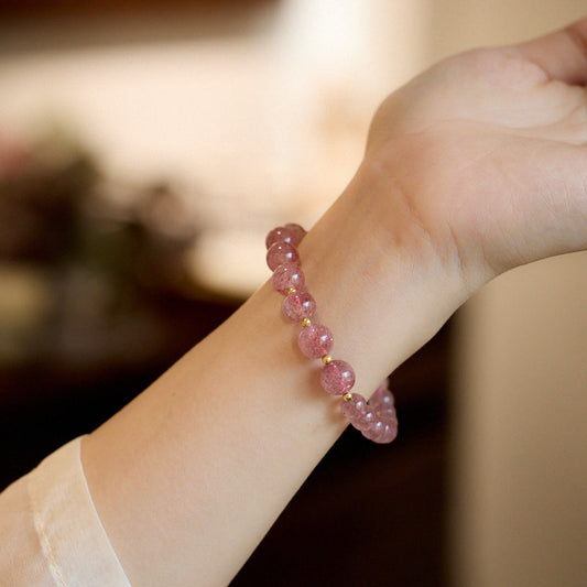 Blush Luck Pink Crystal Bracelet