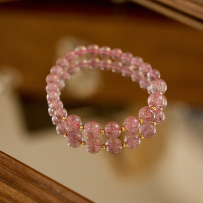Blush Luck Pink Crystal Bracelet