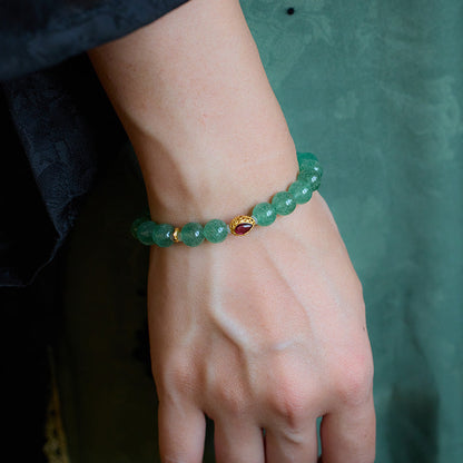 Mermaid's Tear Green Crystal Bracelet