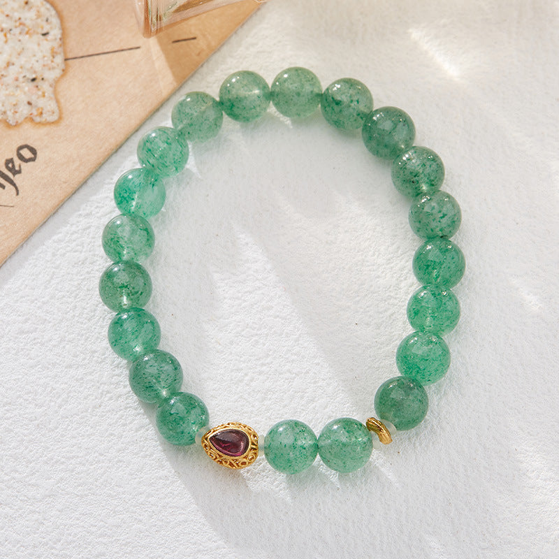 Mermaid's Tear Green Crystal Bracelet