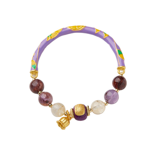 Mystic Fusion Amethyst Kristall Armband