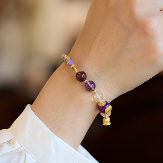 Mystic Fusion Amethyst Kristall Armband